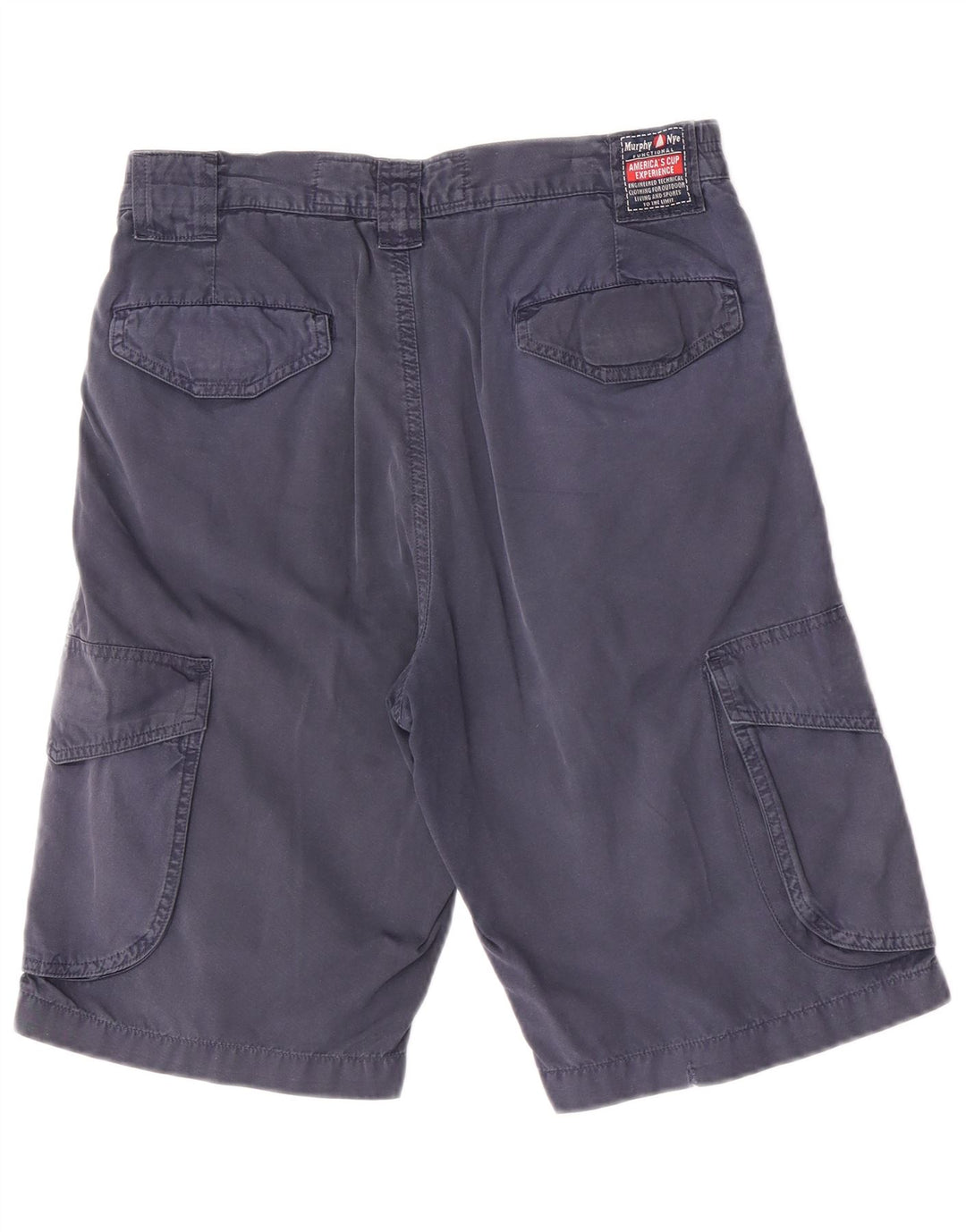 Murphy & Nye Herren Cargoshorts W32 Medium Marineblau Baumwolle