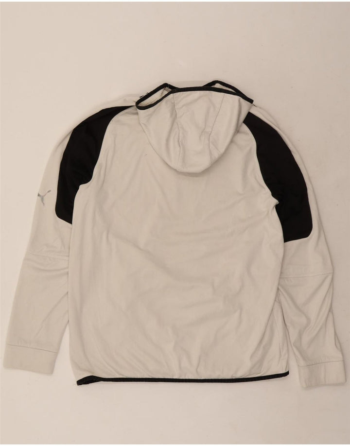 Puma Herren Kapuzenpullover XL Weiß Colourblock Polyester
