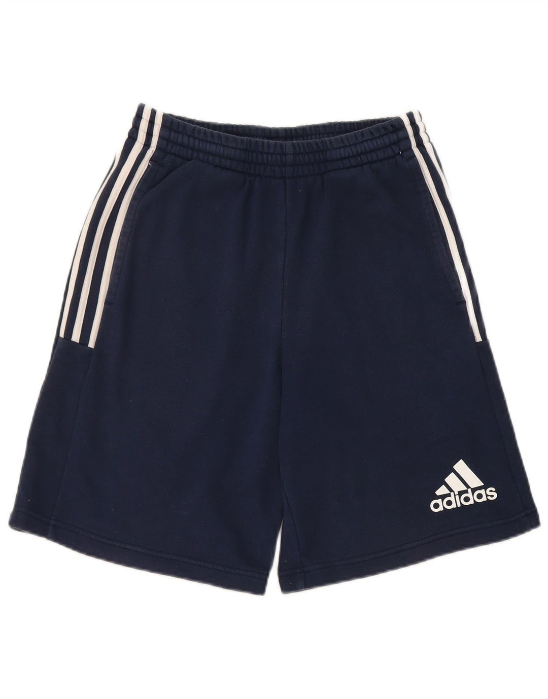 Adidas Herren Sport Shorts Small Marineblau Baumwolle
