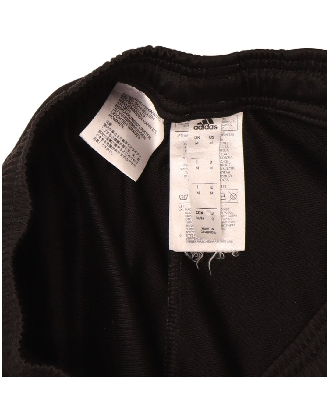 Adidas Herren-Trainingshose, mittelschwarz, Polyester