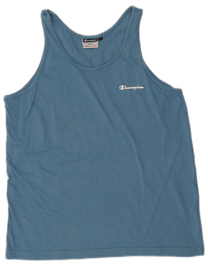 Champion Damen Weste Top UK 16 Large Blau