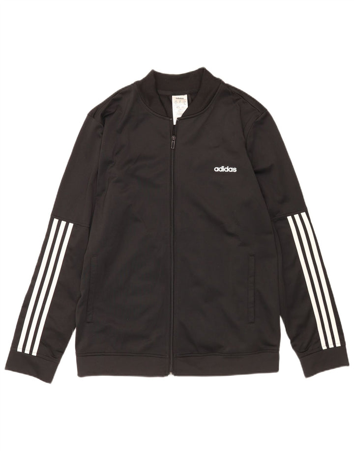 Adidas Damen Trainingsanzug Top Jacke UK 20/22 XL Schwarz Polyester