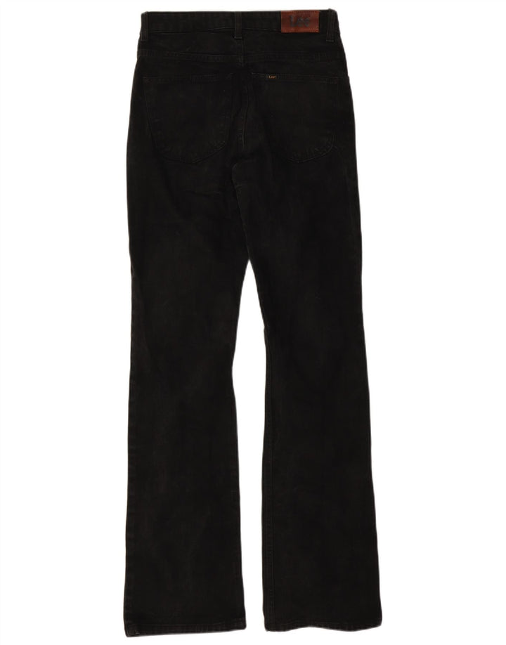 LEE Damen Cameron Bootcut Jeans W28 L33 Schwarze Baumwolle