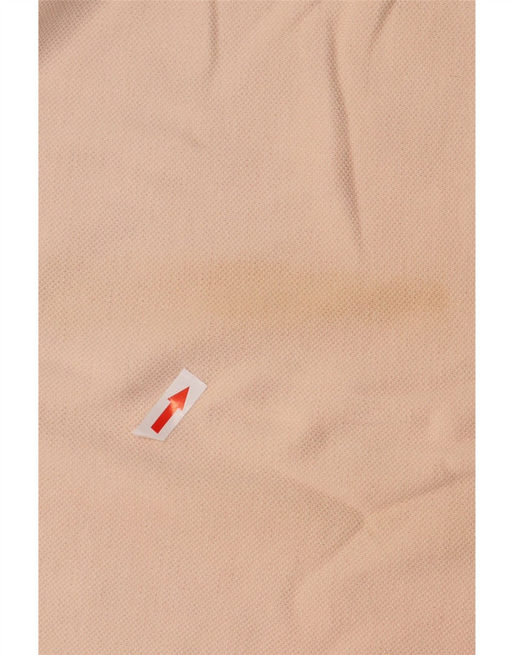 Lacoste Herren-Poloshirt, große orangefarbene Baumwolle