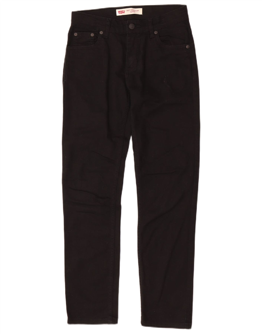 Levi's Jungen 502 Regular Tapered Jeans 11–12 Jahre W28 L29 Schwarz