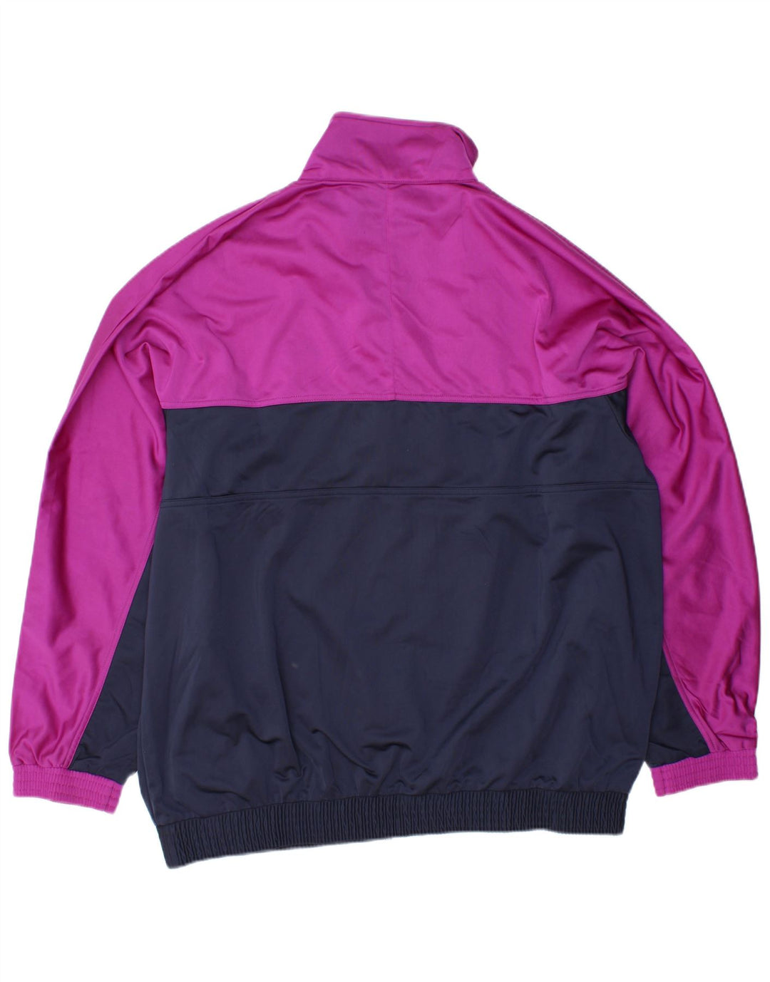 BRUGI Herren-Trainingsanzug-Oberteil, Jacke, XL, Marineblau, Farbblock-Polyester