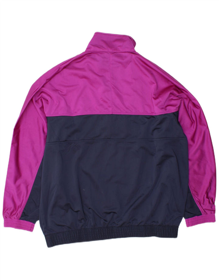 BRUGI Herren-Trainingsanzug-Oberteil, Jacke, XL, Marineblau, Farbblock-Polyester