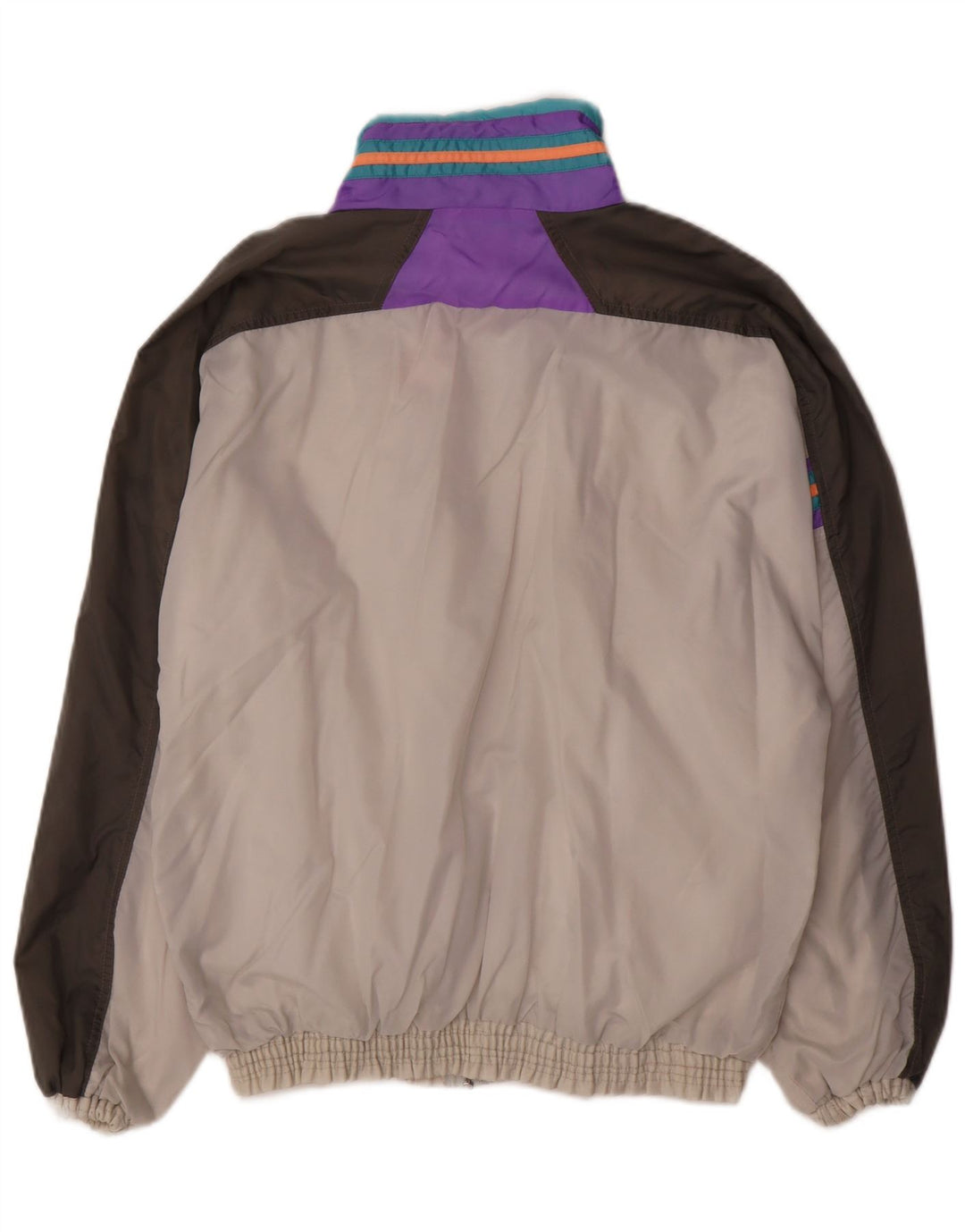 Lotto Herren-Trainingsanzug-Top-Jacke, mittelgroß, mehrfarbig, Farbblock-Retro