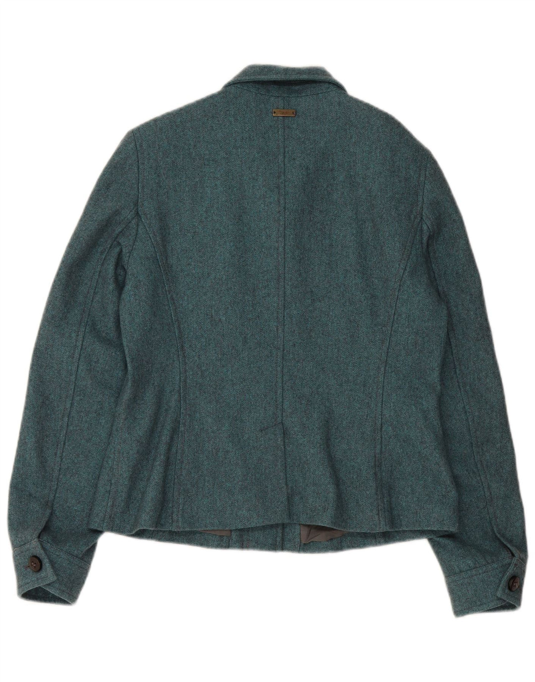 Marlboro Classics Damen Utility-Jacke UK 12 Mittelblaue Wolle