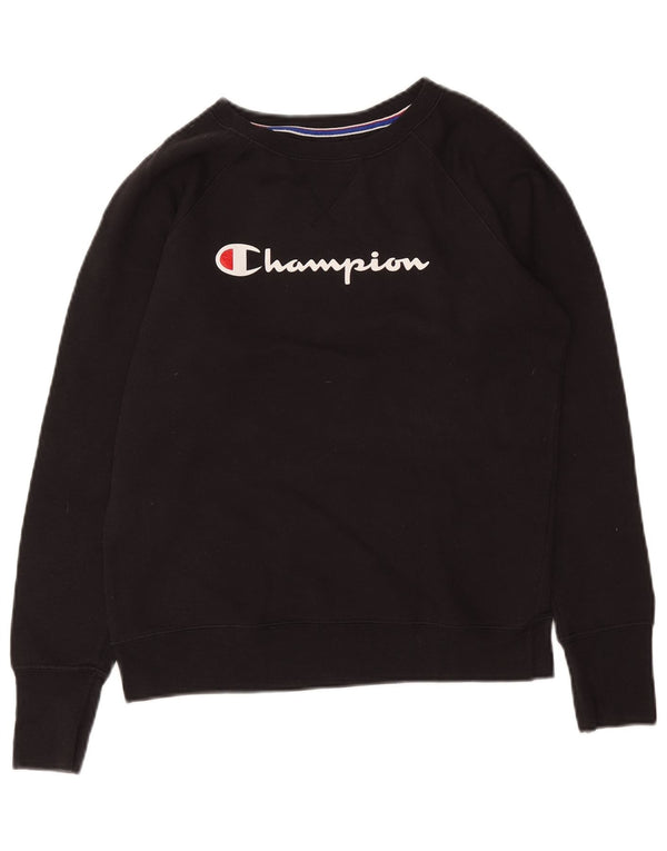Champion Herren-Sweatshirt mit Grafik, Größe S, Schwarz, Polyester