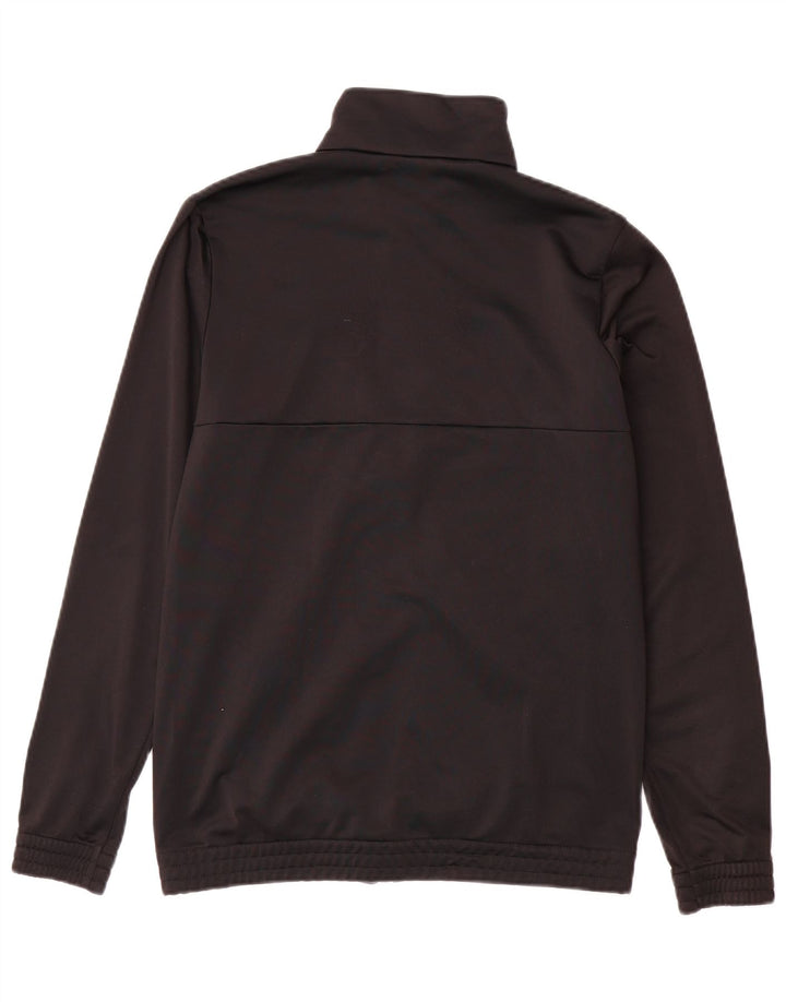 ADIDAS Jungen-Trainingsanzug-Top-Jacke, 14–15 Jahre, Schwarz, Farbblock