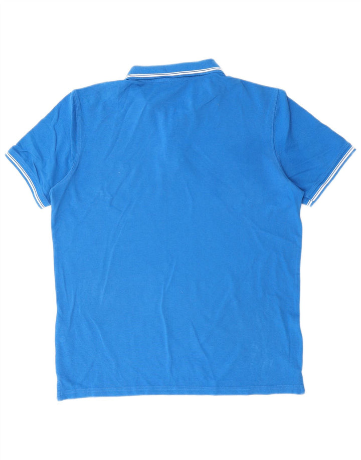 Carrera Herren Poloshirt XL Blau Baumwolle