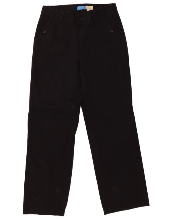 Dockers Damen Nouveau Straight Chino Hose US 6 Medium W28 L29 Schwarz