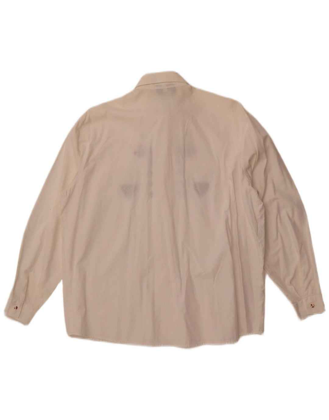 Vintage Damen Grafikshirt UK 14 Große weiße Baumwolle