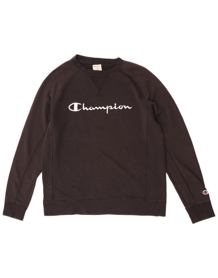 Champion Herren-Sweatshirt mit Grafik, Größe S, Schwarz