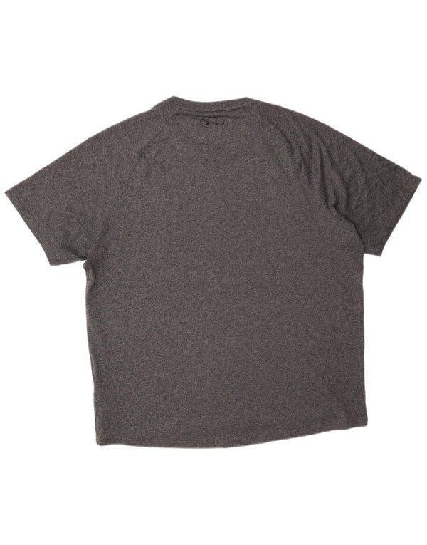 Under Armour Herren T-Shirt Top Large Grau Polyester