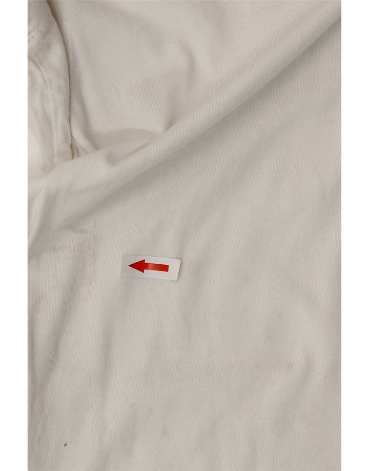 Nike Herren-T-Shirt mit Grafik, Größe S, weiße Baumwolle