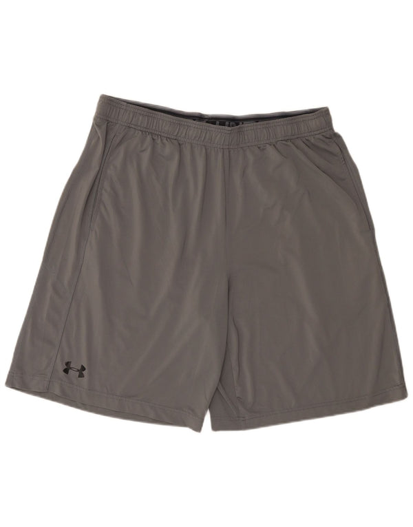 Under Armour Herren Sportshorts XL Grau Polyester