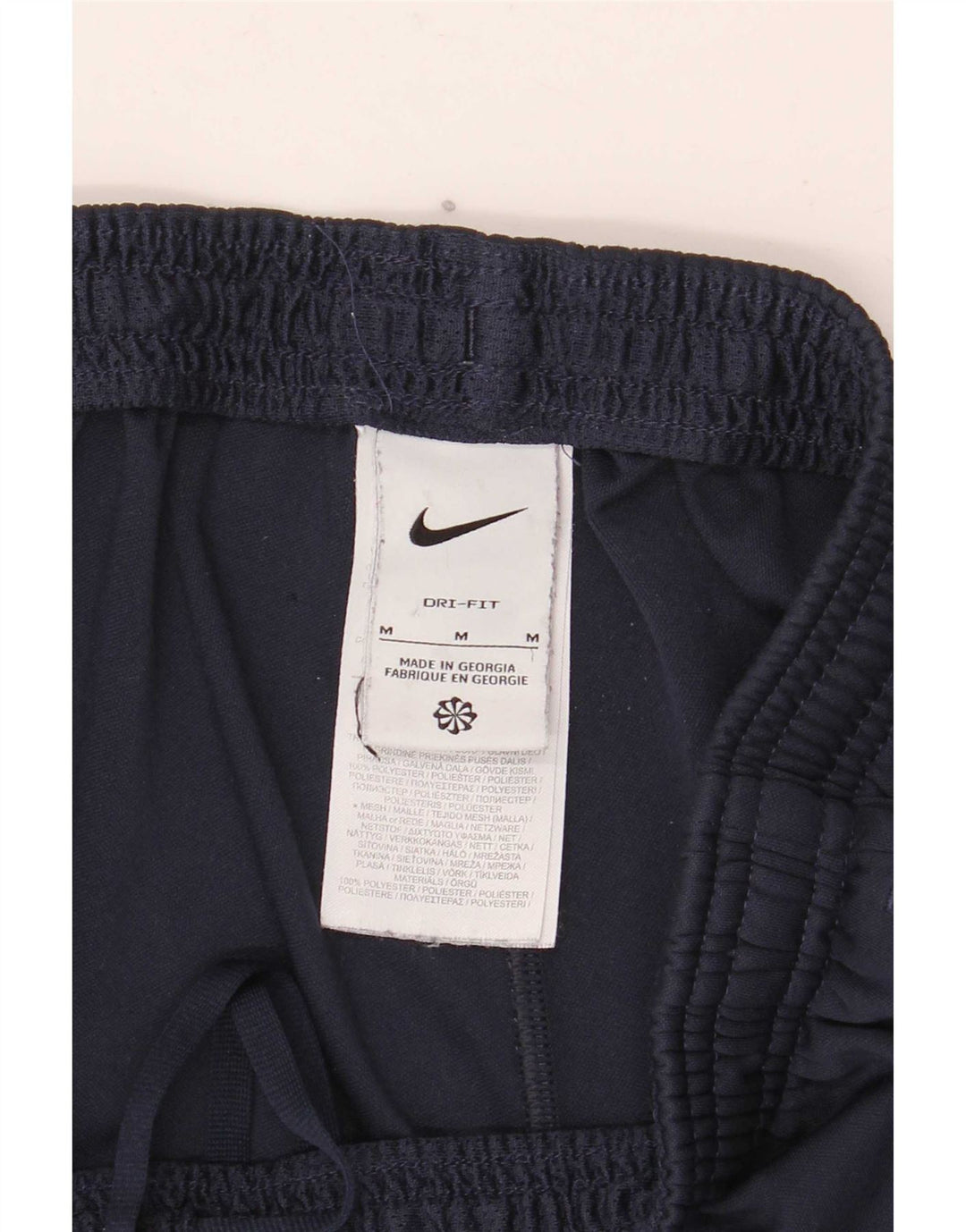 Nike Herren Dri Fit Trainingshose Mittelgroßes marineblaues Farbblock-Polyester