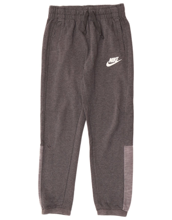 Nike Jungen-Trainingshose, Jogginghose, 13–14 Jahre, XL, grau gefleckte Baumwolle