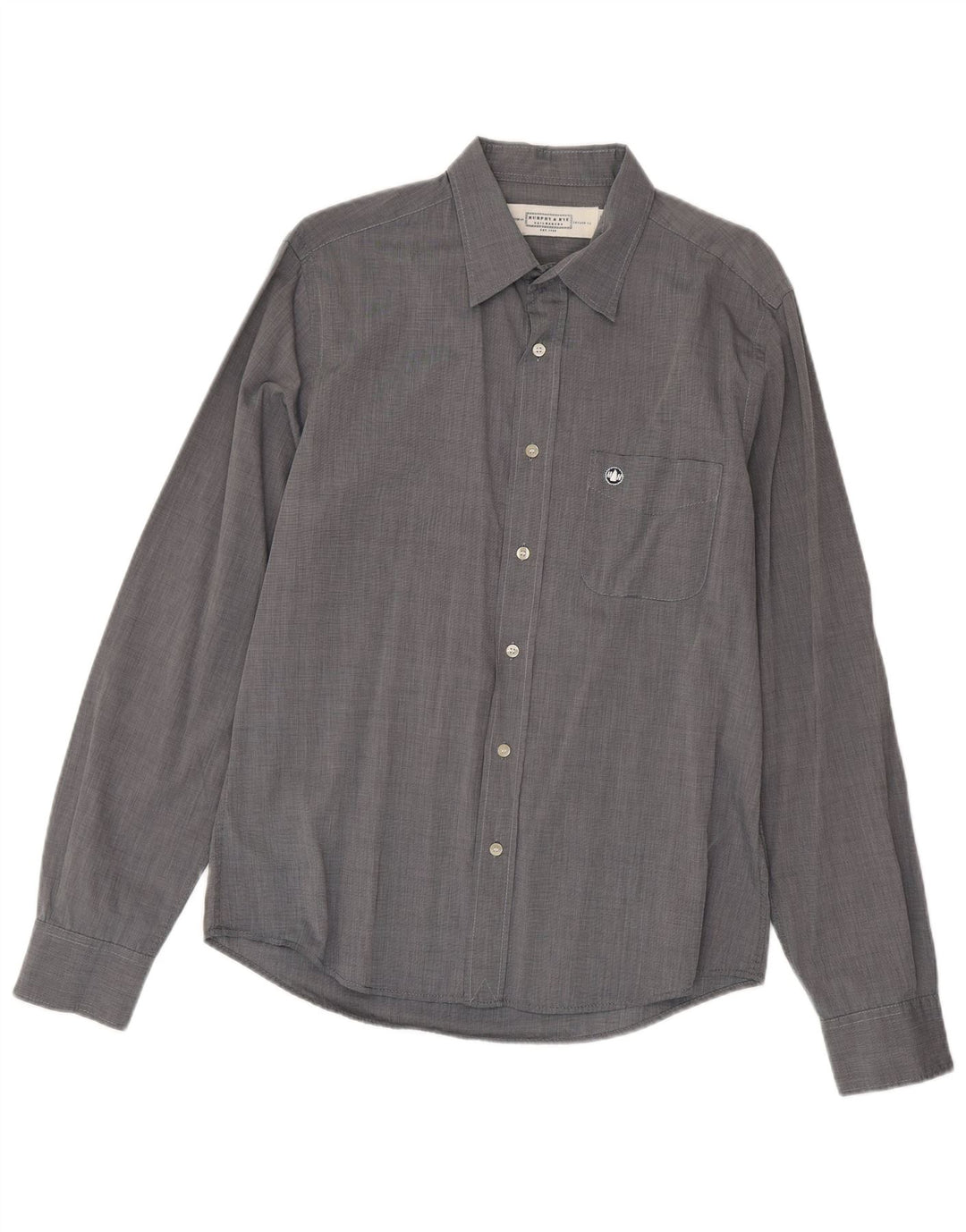 Murphy & Nye Slim-Fit-Hemd für Herren, Größe L, Grau