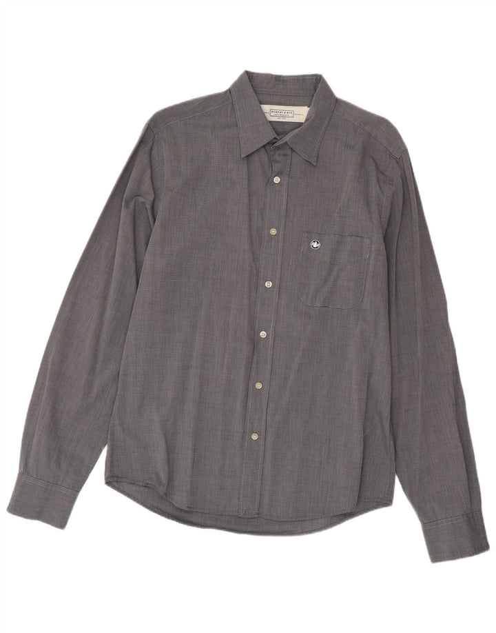 Murphy & Nye Slim-Fit-Hemd für Herren, Größe L, Grau