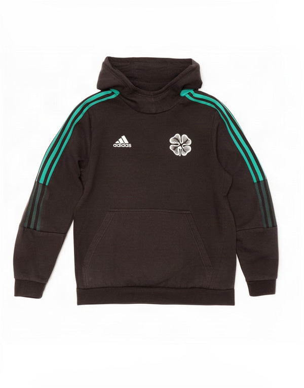 Adidas Celtics Graphic Hoodie für Jungen, 15–16 Jahre, Schwarz, Farbblock