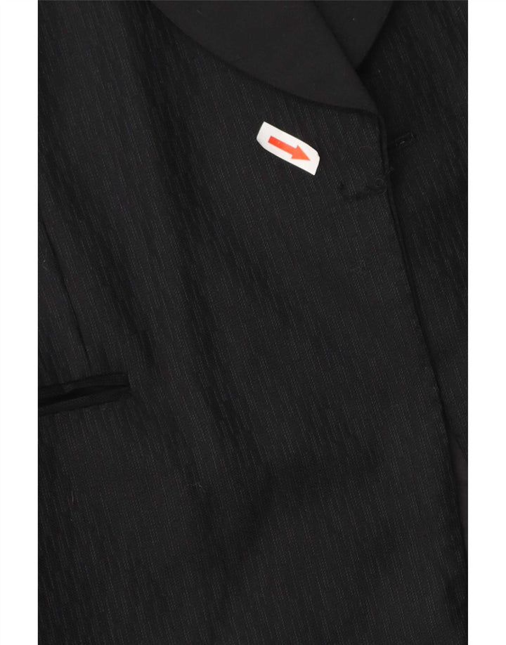 Vintage Herren offene Blazerjacke UK 40 Large Schwarz