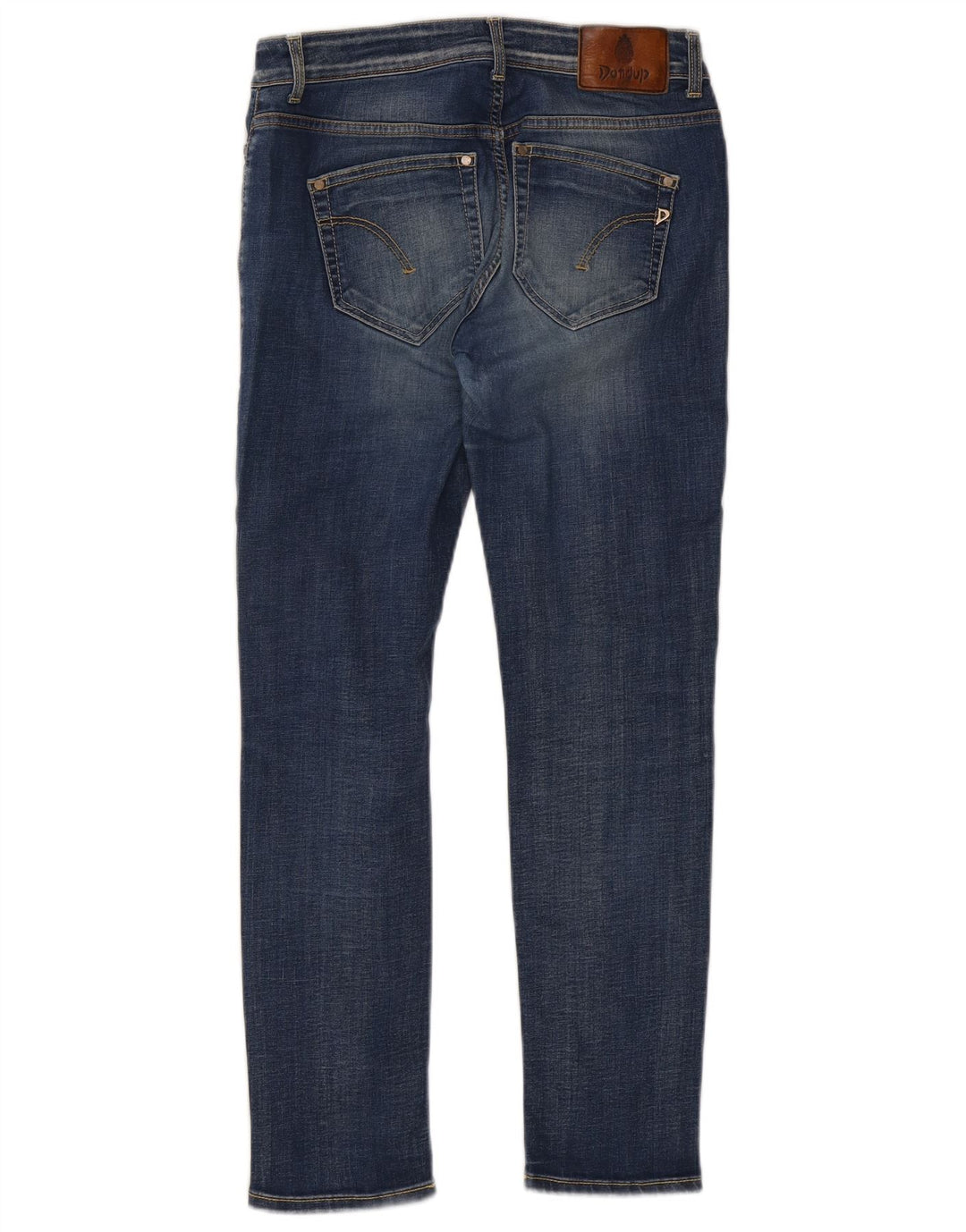 Dondup Damen Slim Jeans W31 L29 Blaue Baumwolle