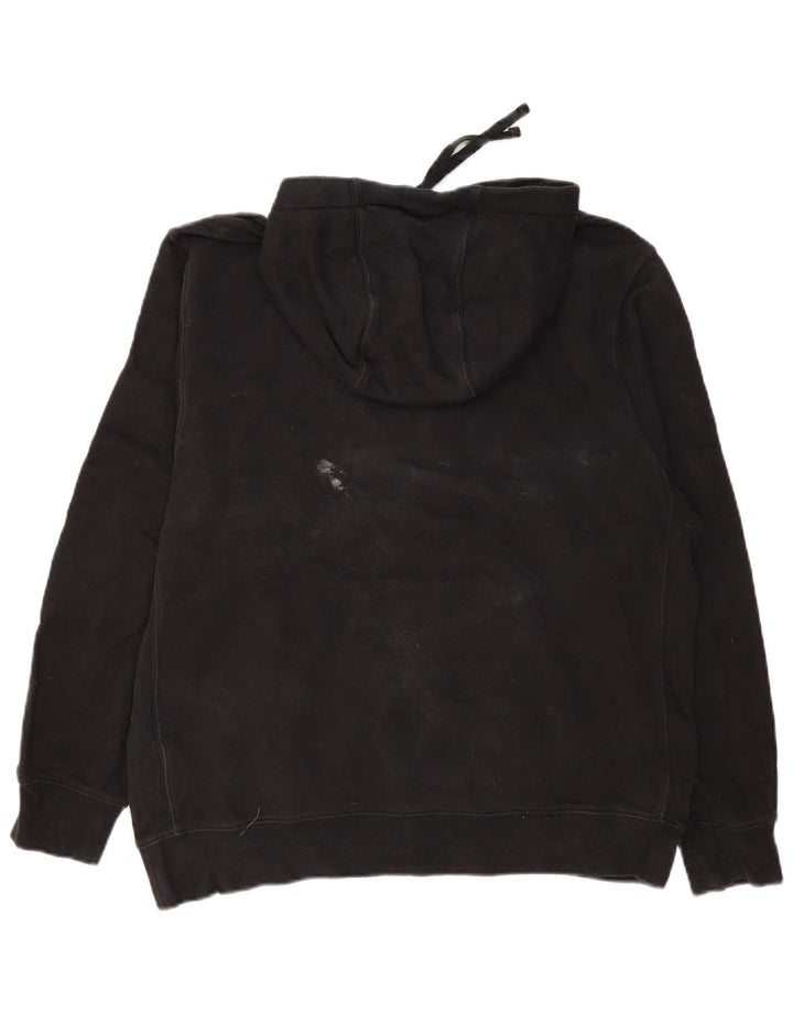 Nike Herren Kapuzenpullover, groß, aus schwarzer Baumwolle