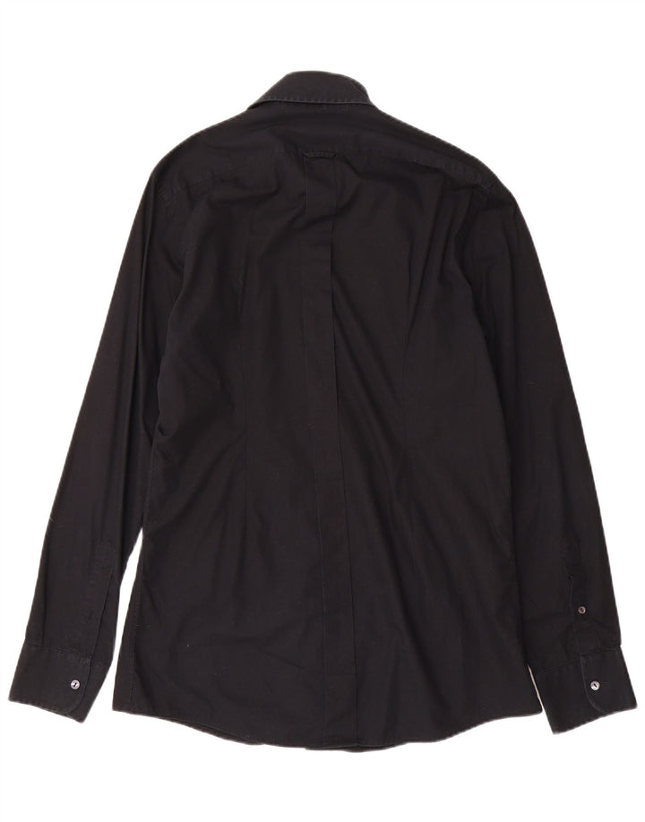 Dolce & Gabbana Herrenhemd Größe 41 16 Large Schwarz