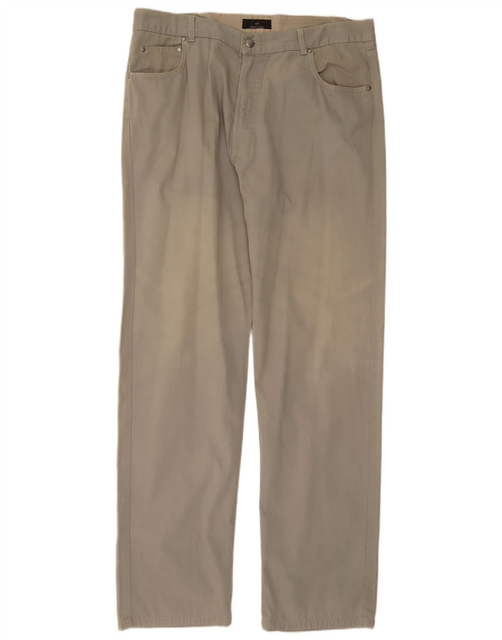 Gerade Freizeithose für Herren von Zara, W38, L33, Grau