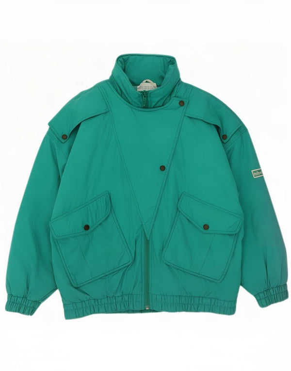 Hibernia Damen Übergroße Skijacke UK 14 Large Grün Polyester
