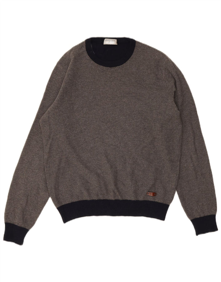 Harmont & Blaine Damen Pullover mit Rundhalsausschnitt, UK 14, Mittelgrau