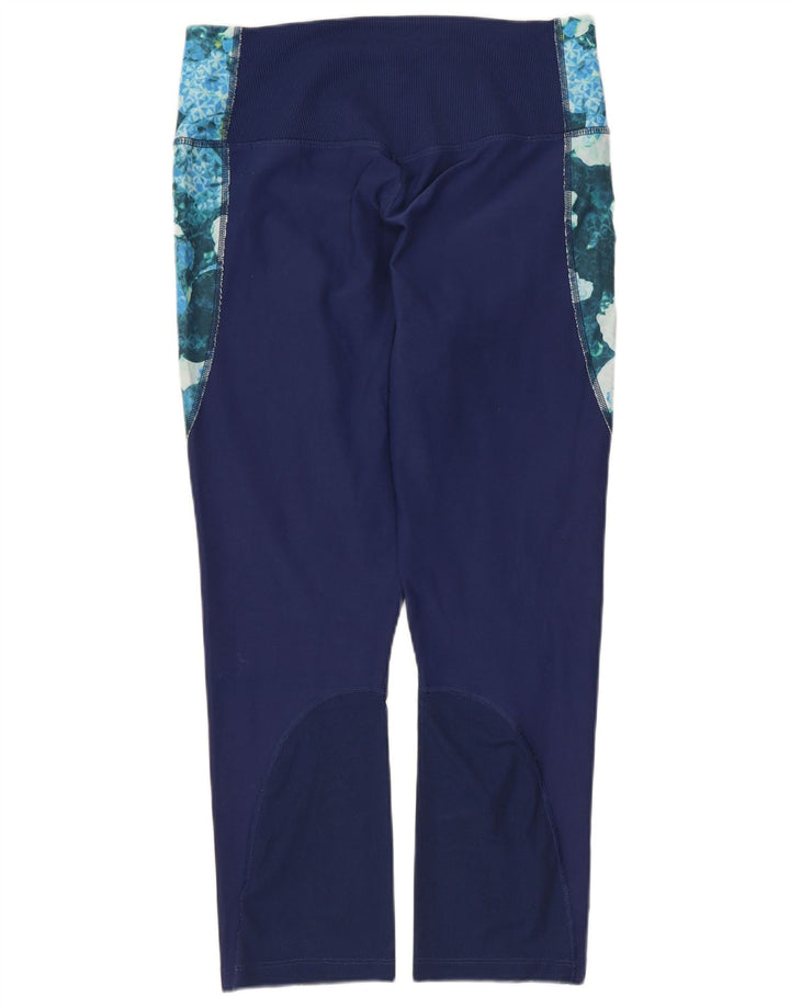 Nike Damen Dri Fit Capri-Leggings, Größe M, mehrfarbig, Blumenmuster, UK 12