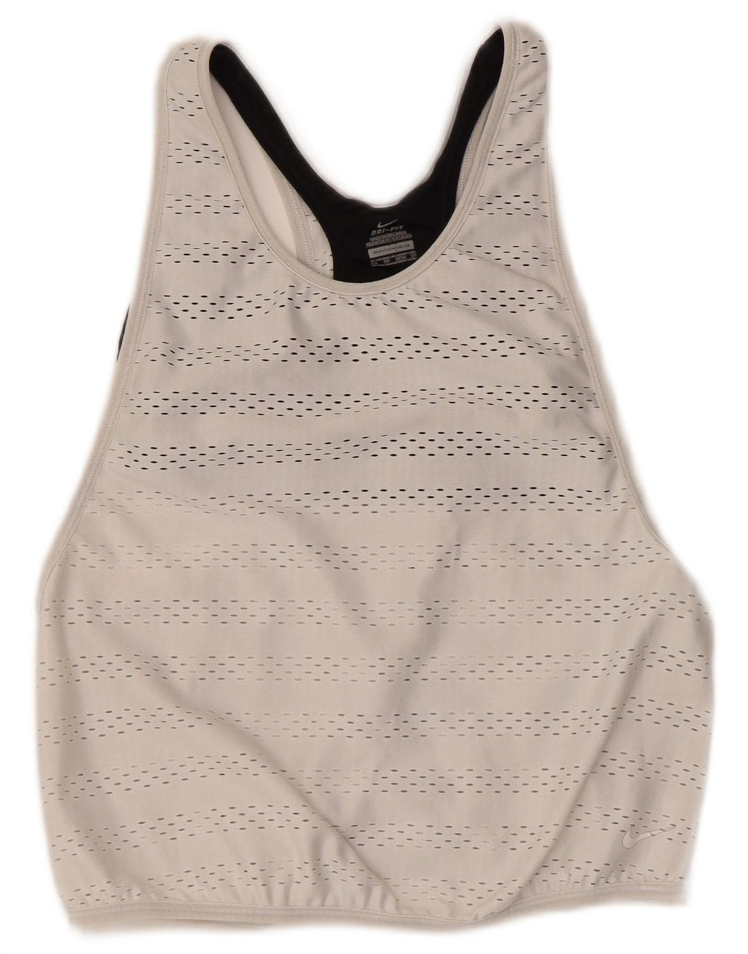 Nike Damen Dri Fit Weste Top UK 6 XS Weiß