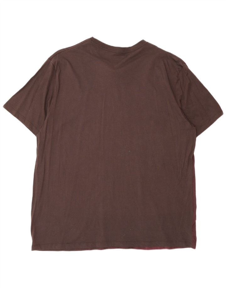 Calvin Klein Herren T-Shirt Top 2XL Burgund
