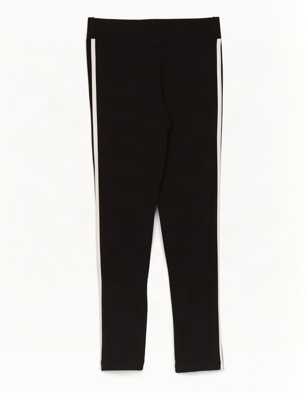 Adidas Damen Leggings UK 12/14 Mittelschwarze Baumwolle