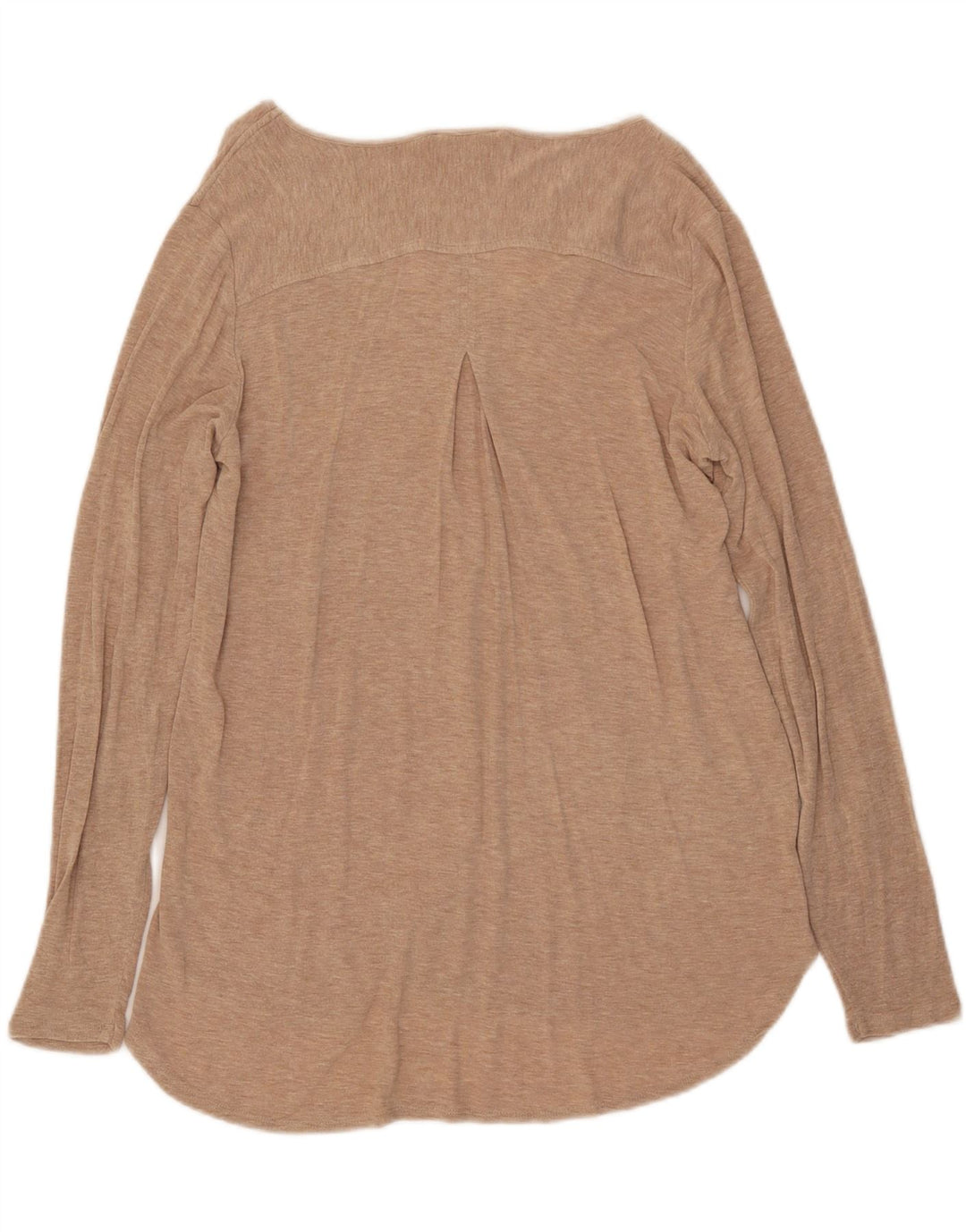 Essentials Damen Top Langarm UK 12 Mittelbeige meliert
