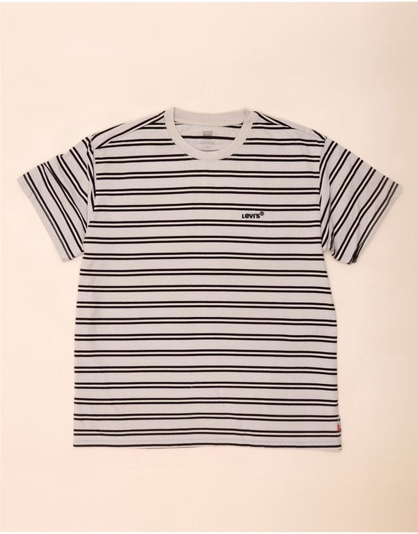 Levi's Mens Vintage Fit T-Shirt Top XL Blue Striped Cotton