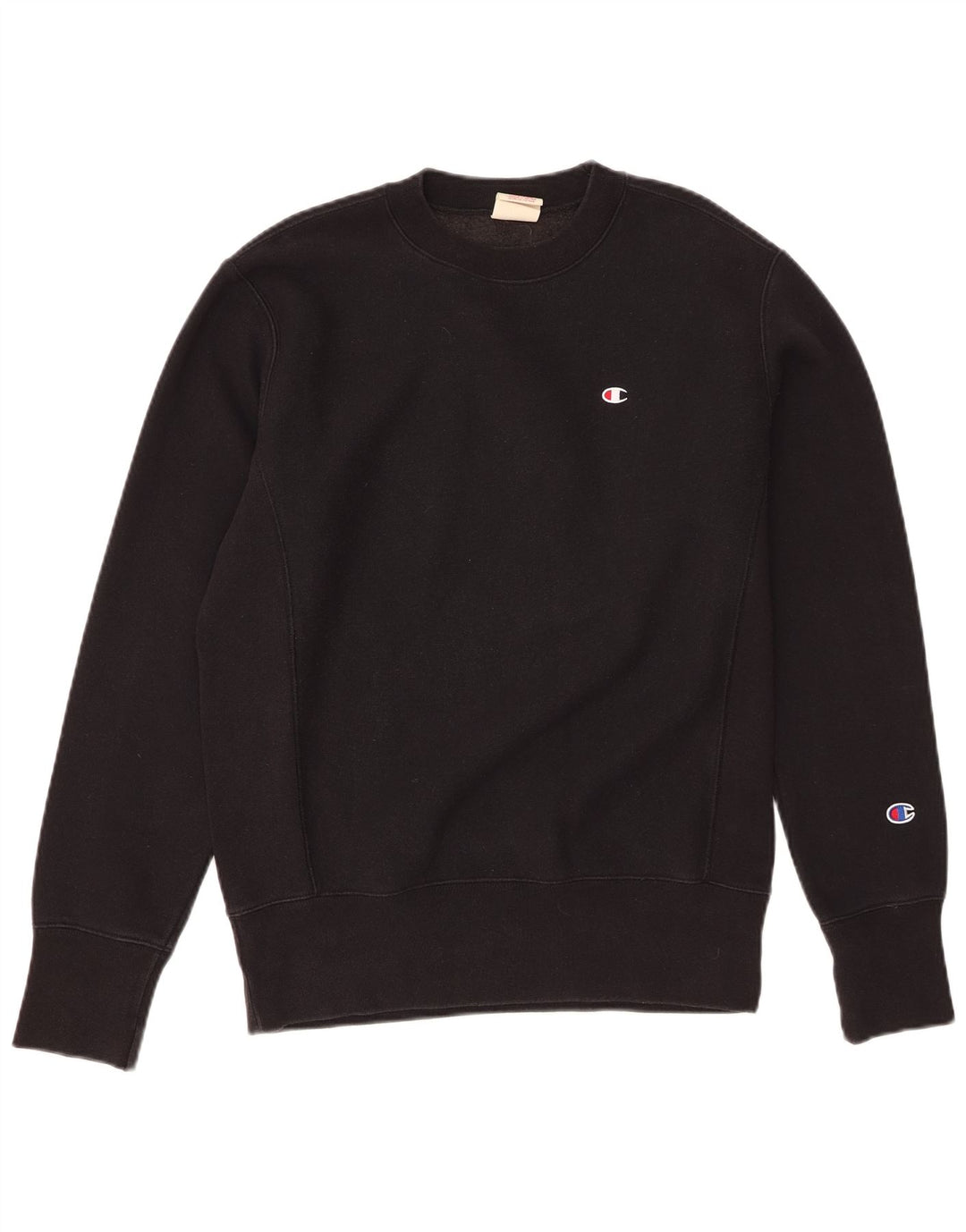 Champion Herren-Sweatshirt, Pullover, Größe S, Schwarz, Baumwolle