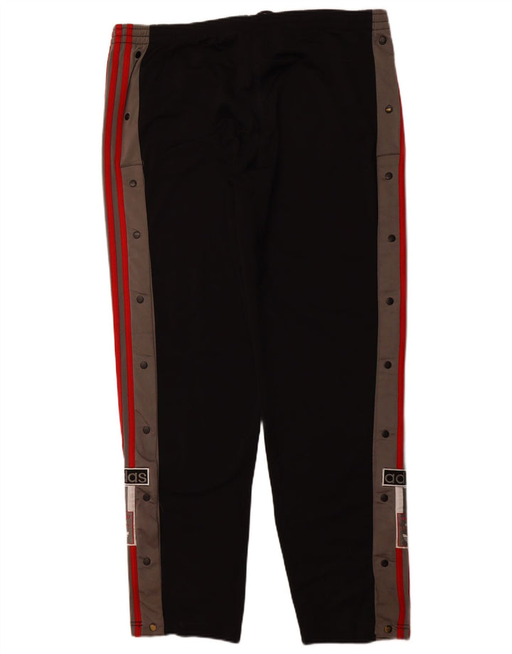 ADIDAS Damen-Trainingshose mit Grafik, groß, Schwarz, Farbblock-Sport