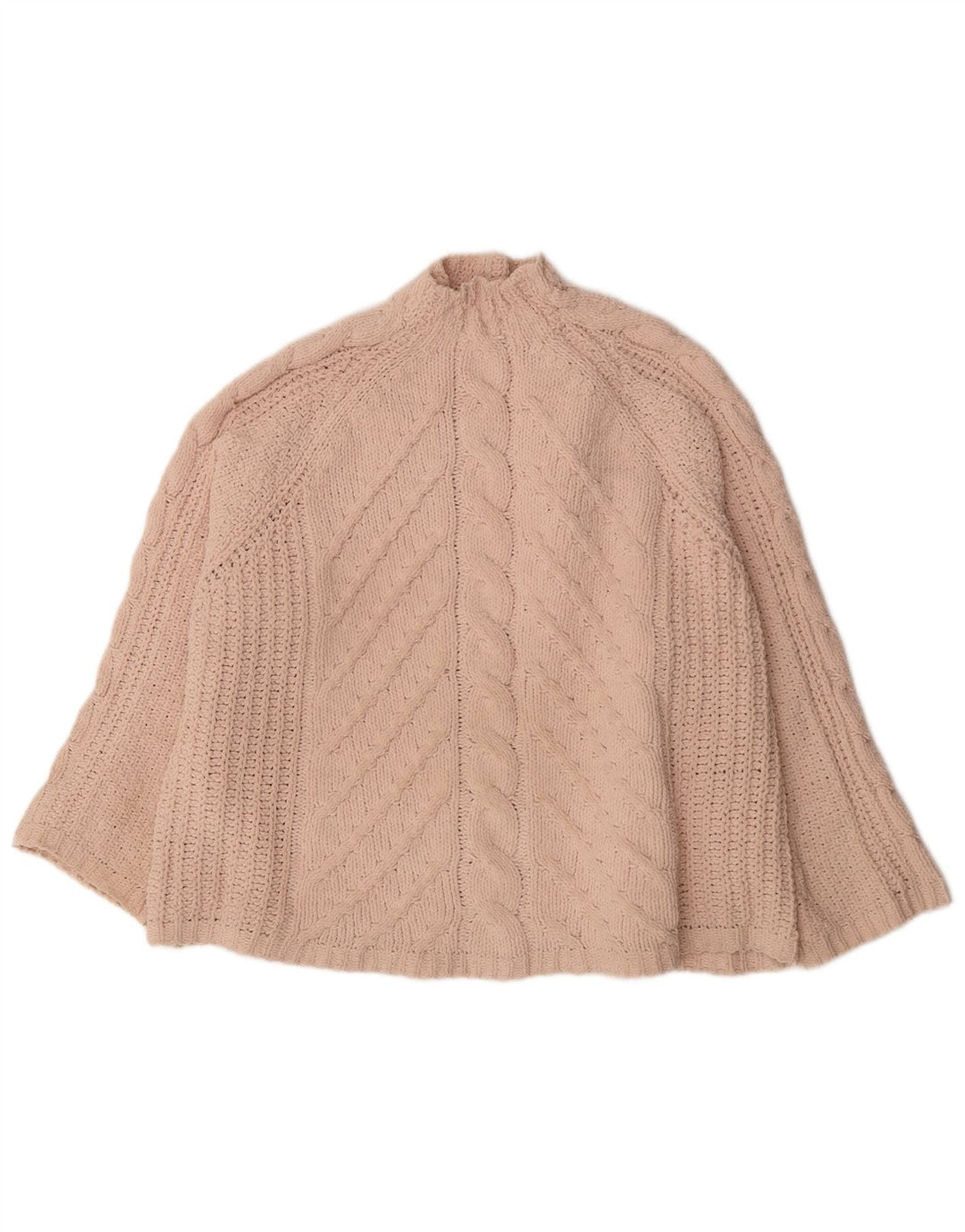 Marks & Spencer Damen-Pullover, übergroß, Rollkragenpullover, Gr. 18, XL, Rosa