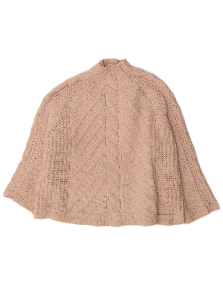 Marks & Spencer Damen-Pullover, übergroß, Rollkragenpullover, Gr. 18, XL, Rosa