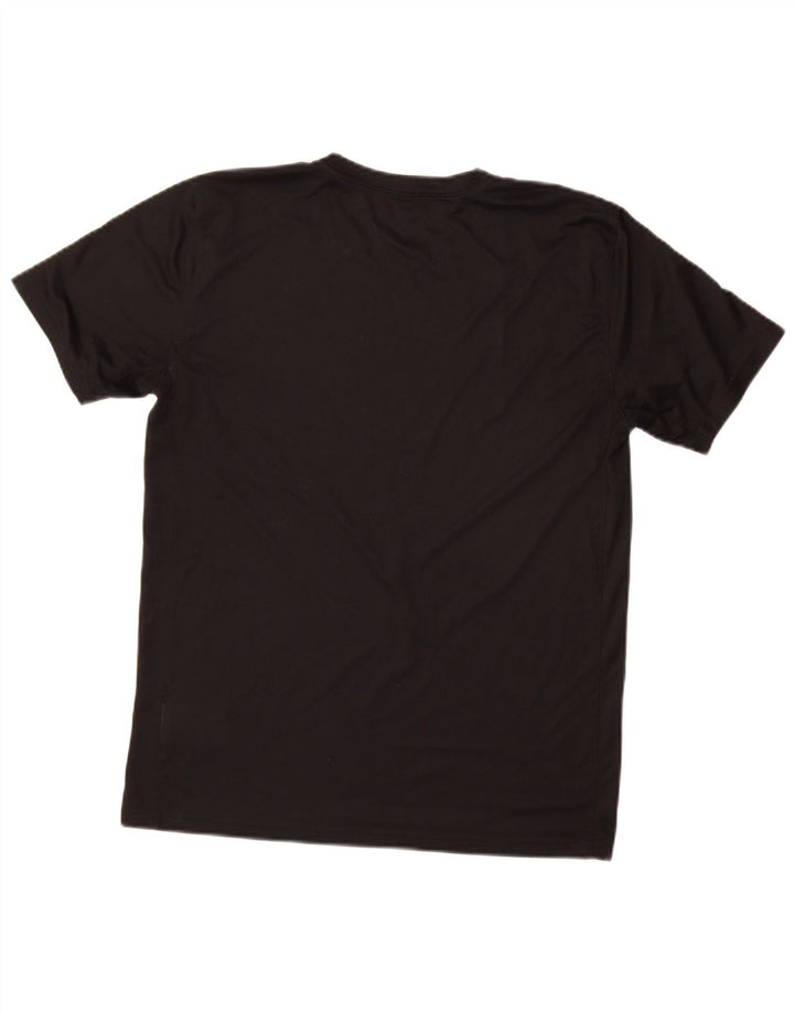 Nike Herren Dri Fit T-Shirt Top Medium Schwarz Polyester