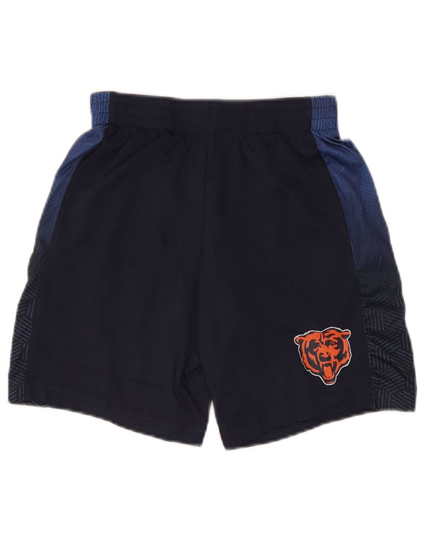 NFL-Sportshorts für Jungen, 7–8 Jahre, Mittelgroßes marineblaues Colourblock-Polyester