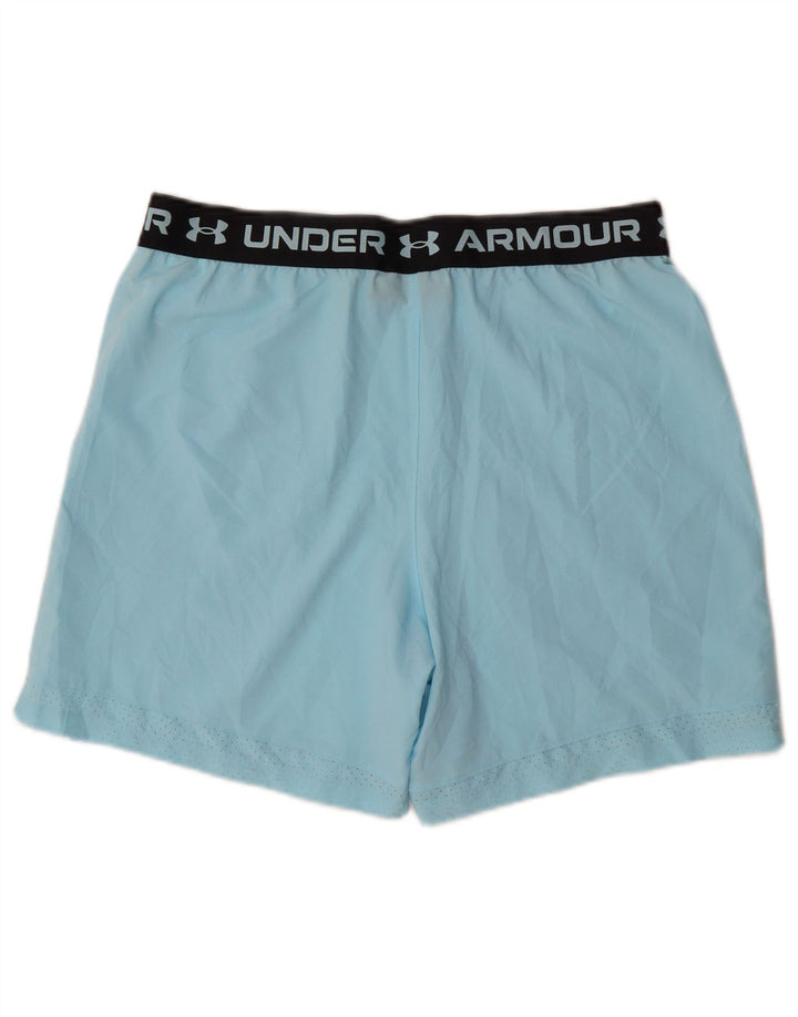 Under Armour Herren-Sportshorts mit Grafik, groß, blaues Farbblock-Polyester