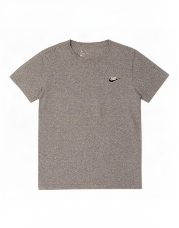 Nike Herren T-Shirt Top Small Grau gefleckte Baumwolle
