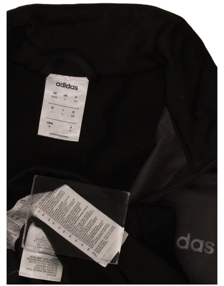 Adidas Herren-Trainingsanzugoberteil, UK-Größe 36/38, Größe S, Schwarz, Colourblock-Polyester