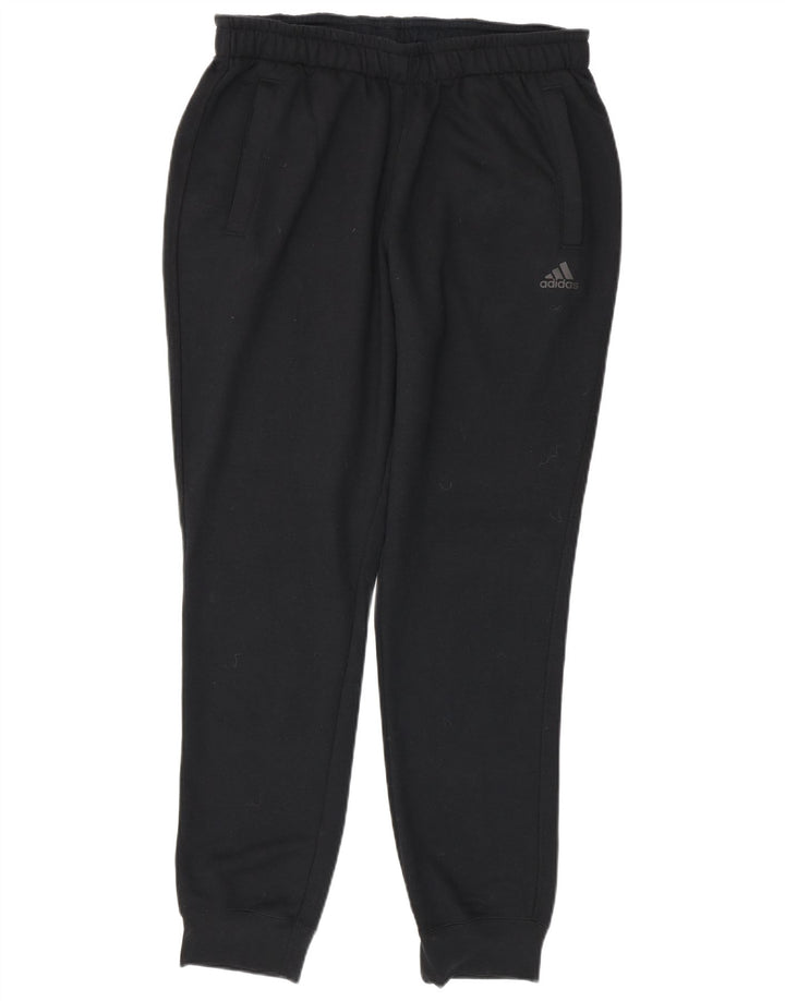Adidas Herren Climalite Trainingshose Jogger Großes schwarzes Polyester